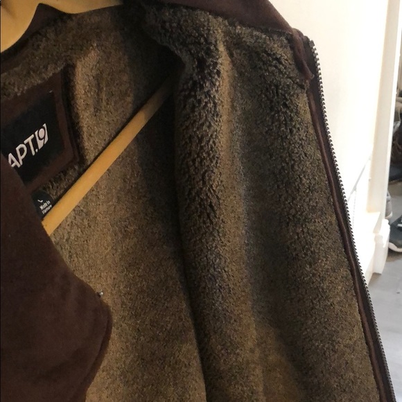 Men’s brown suede APT.9 jacket - Picture 3 of 3